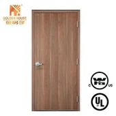 UL wymieniony 45 minut drewnianych przeciw ogniu puste drzwi nieaktywny podwójny liść nowy projekt